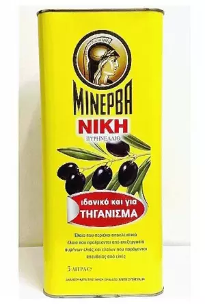 Оливковое масло   рафинированное   NIKI    MINERVA     ж/б ,  5 л .